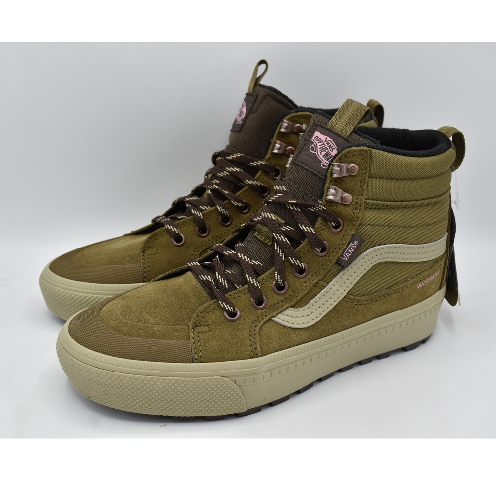 Vans Women Size 9.5 MTE SK8-Hi Brown Waterproof Insulated High Top Sneaker Boots
